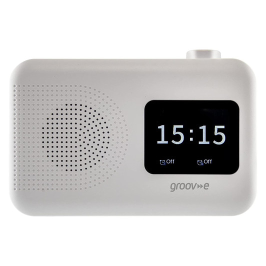 Berlin Portable Colour Screen DAB/FM Radio with Bluetooth - White
