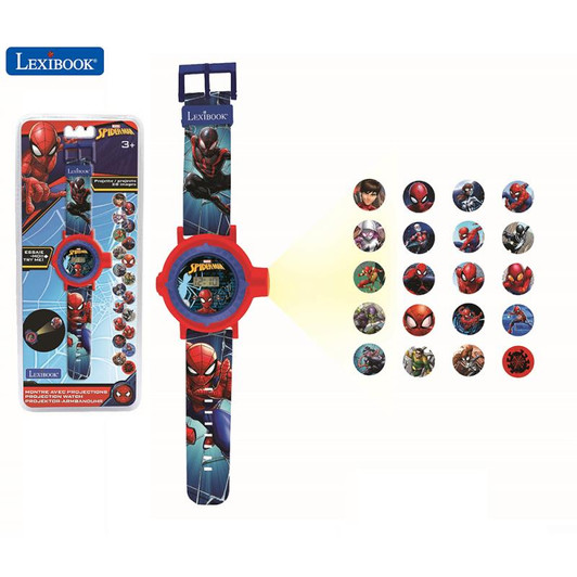 Lexibook Spider-Man Children's Projection Watch with 20 Images