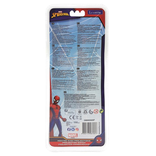 Lexibook Spider-Man Children's Projection Watch with 20 Images