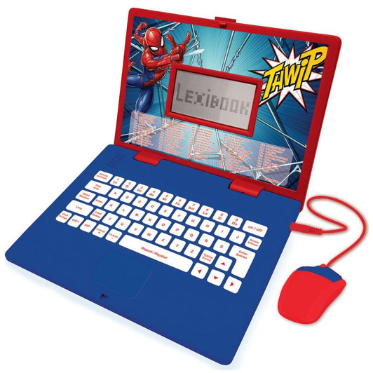 Lexibook Spider-Man Bilingual Educational Laptop with 124 Activites