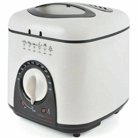 Lloytron E6010WI KitchenPerfected 1.0Ltr Compact Deep Fryer