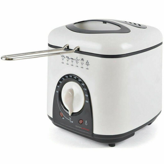 Lloytron E6010WI KitchenPerfected 1.0Ltr Compact Deep Fryer