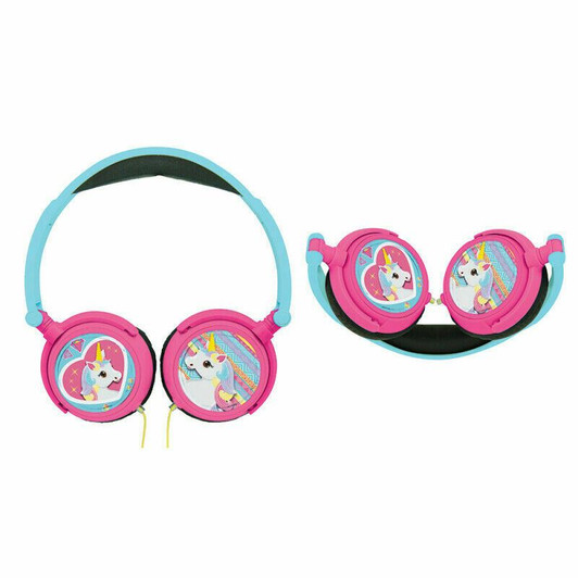 Lexibook Unicorn Foldable Stereo Headphones with Volume Limiter