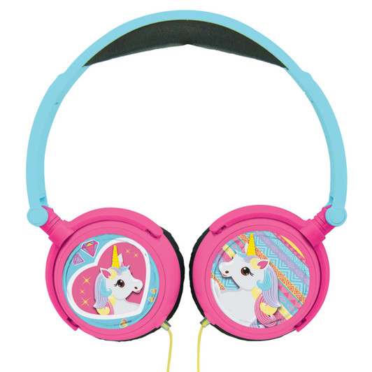 Lexibook Unicorn Foldable Stereo Headphones with Volume Limiter