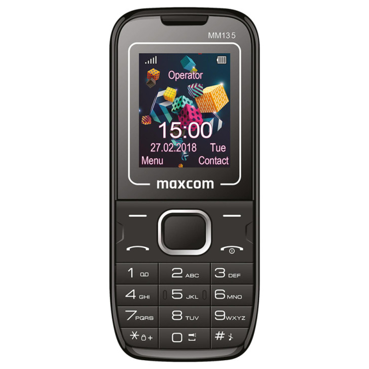 Maxcom Classic GSM Pocket Mobile Phone -Blue/Black