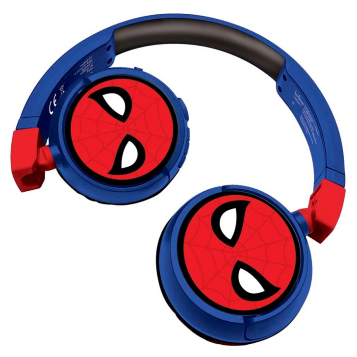 Lexibook HPBT010SPSpider-Man Bluetooth & Wired Foldable Headphones