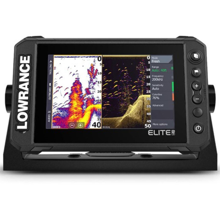 Lowrance Elite FS 7 Marine Fishfinder Chartplotter & xSonic HDI M/H 455/800 Txd