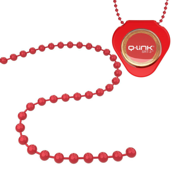 Q-Link Brand Ball Chain Dynamic Red 30'' for Pendants