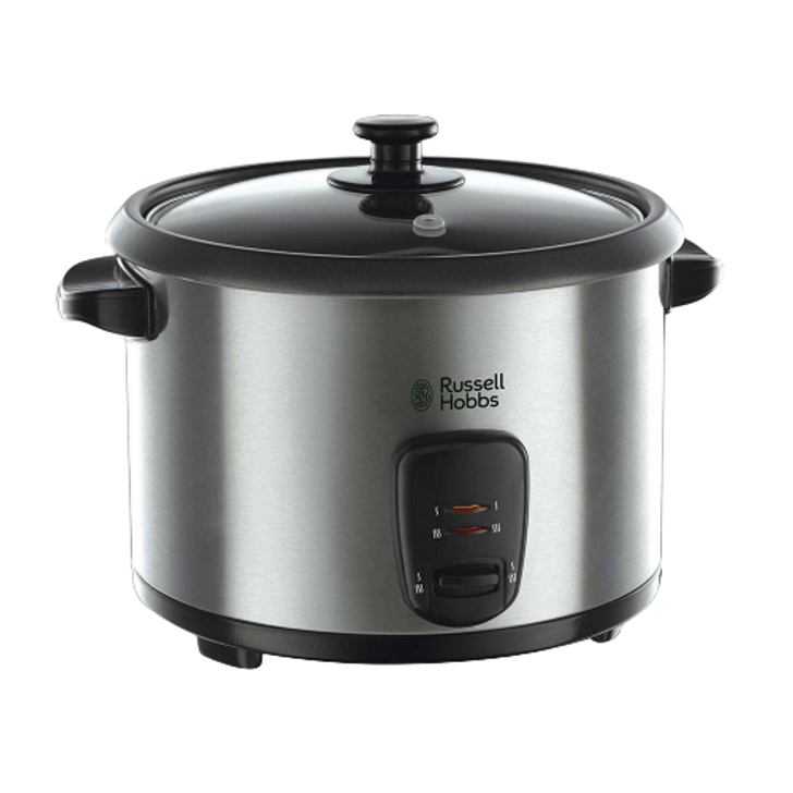 Russell Hobbs 1.8 L Stainless Steel Rice Cooker And Steamer In Silver 19750