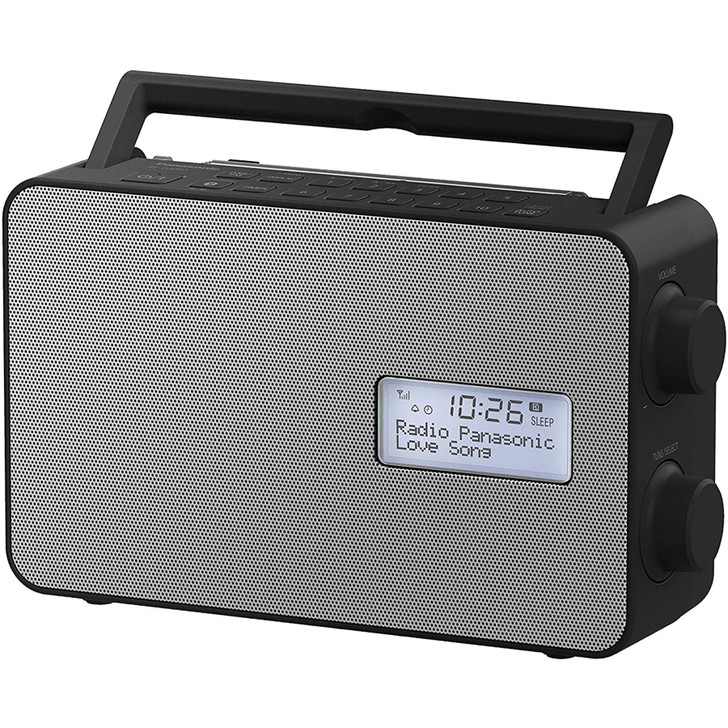 Panasonic RF-D30BTEB-K Bluetooth Portable FM Radio USB Smartphone Charging