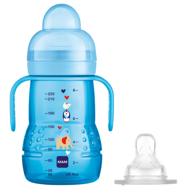 MAM Trainer Cup 2 in 1 Blue 220ml