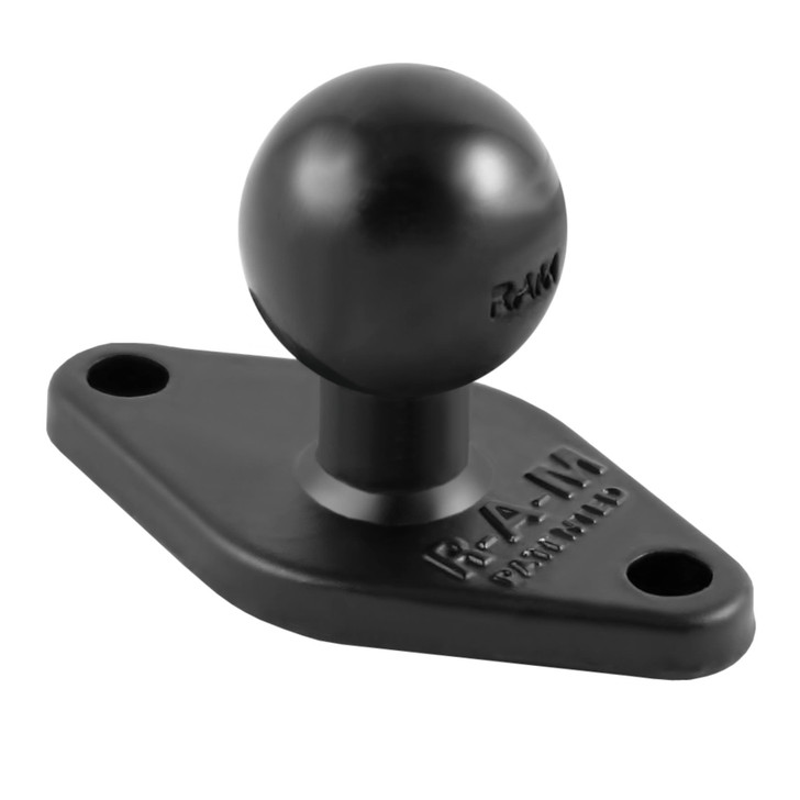 Ram Mount 2.5" Round Base With AMPs Hole Pattern & 1" Ball