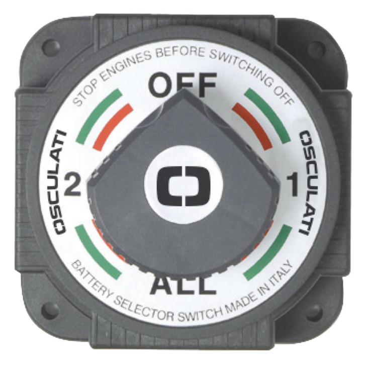 Osculati Heavy Duty High-Power Dual Battery Control Switch