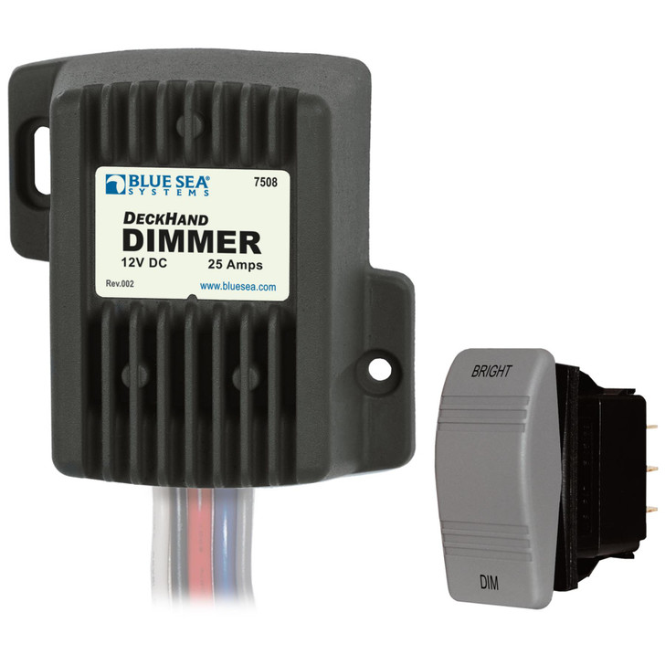 Blue Sea Systems Deckhand Dimmer with Momentary Switch