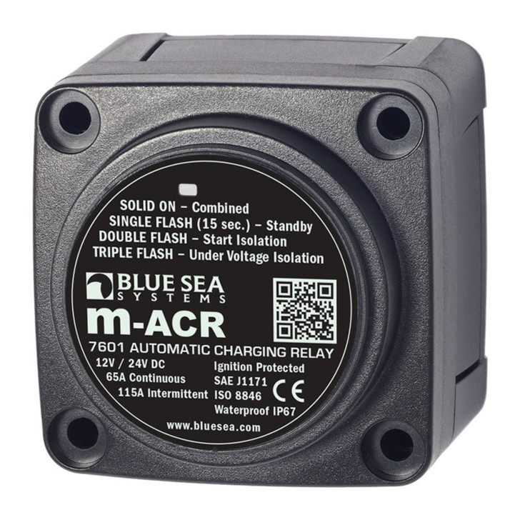 Blue Sea m-ACR Series 12 - 24V Automatic Charging Relay