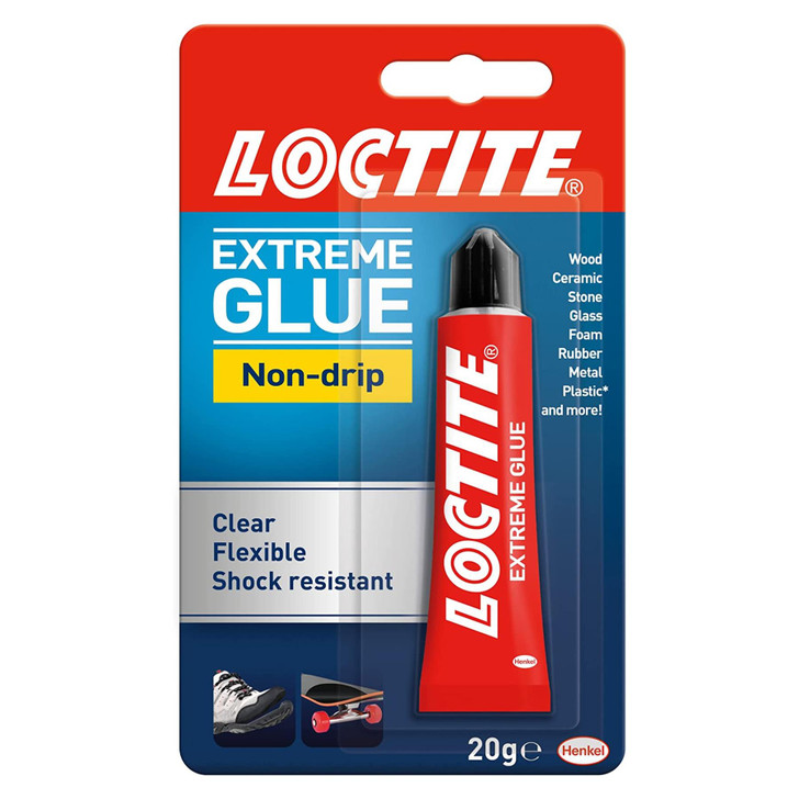 Loctite Extreme All Purpose Glue Non Drip Gel - 20g - Transparent