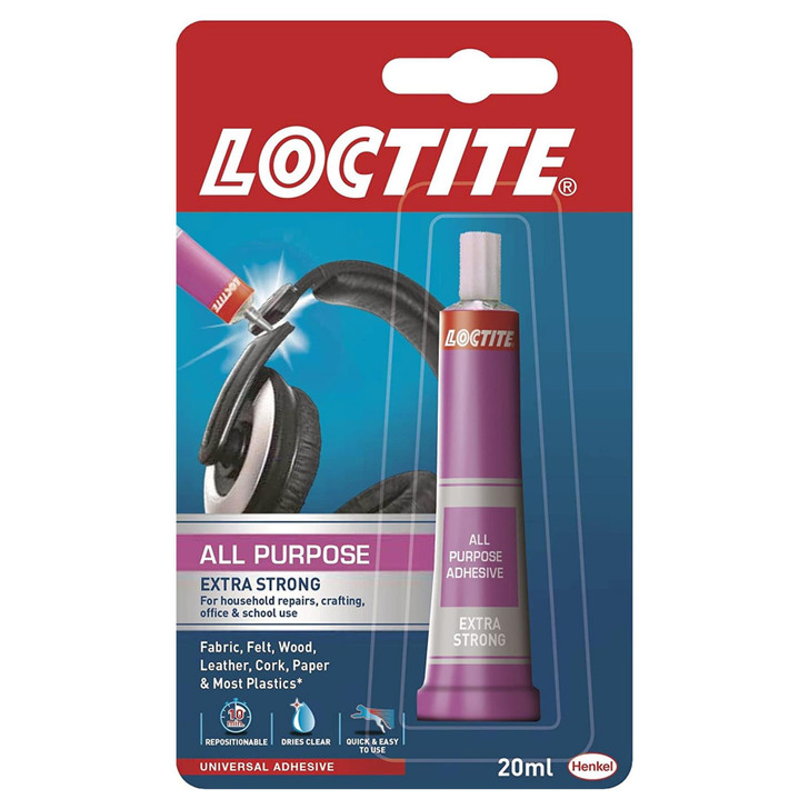 Loctite All Purpose Extra Strong Adhesive - 20ml - For Household Repairs