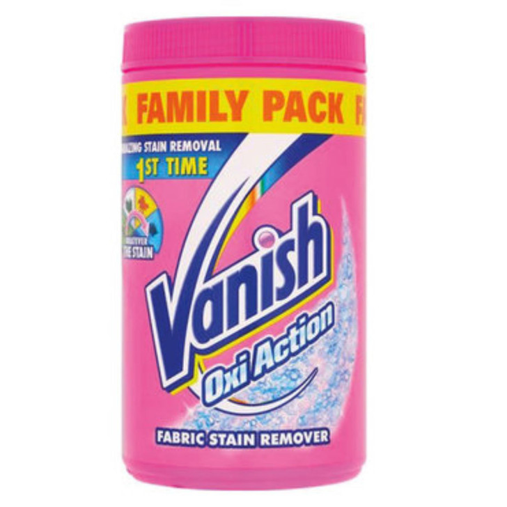 Vanish Oxi-Action Multi Pink Fabric Stain Remover Powder - 1.5kg