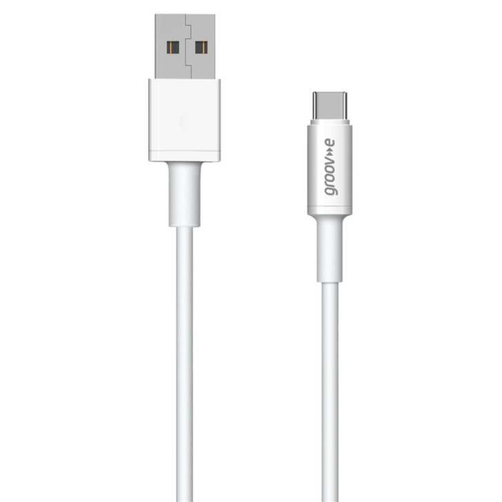 Groov-e GVMA001WE USB-C to USB-A Charging Cable 1M - White