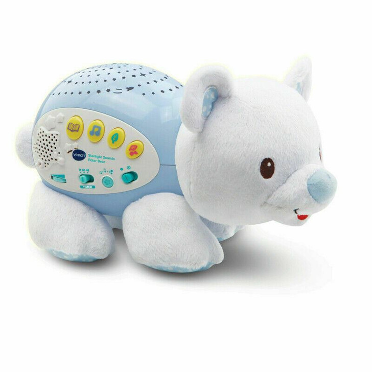 VTech 506903 Little Friendlies Starlight Sounds Bear, Soothing Baby Nighlight, Musical Toy with Sounds and Songs, Soft Cuddly Toy for Babies Aged 1 Month to 4 Years, 5.0 cm*11.0 cm*11.0 cm