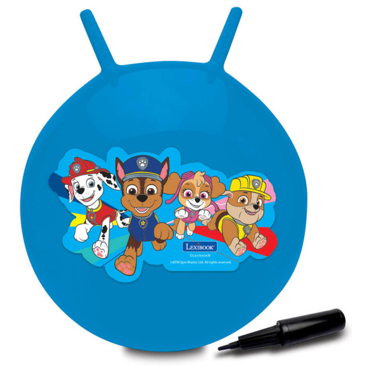 Lexibook Paw Patrol Space Hopper│with Manual Pump│Secure & Durable Plastic│Blue