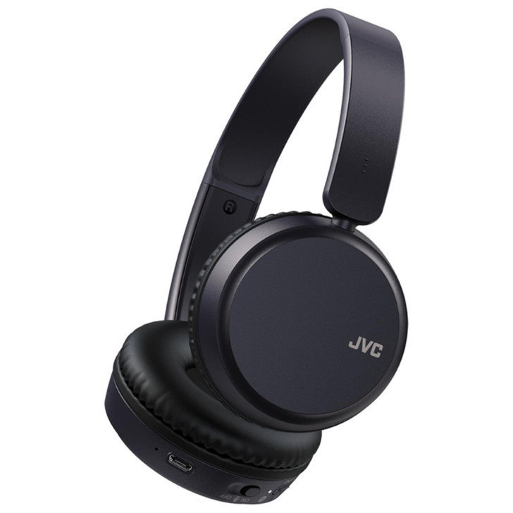 JVC HAS36W-A Deep Bass Wireless Bluetooth On Ear Headphones - Indigo Blue