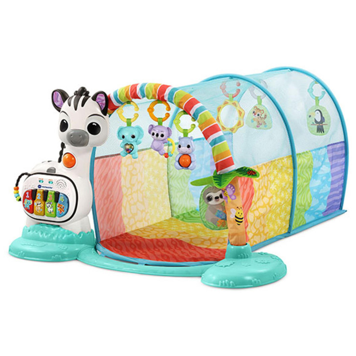 VTech 6-in-1 Playtime Baby Tunnel Toy with English Version Lights & Music