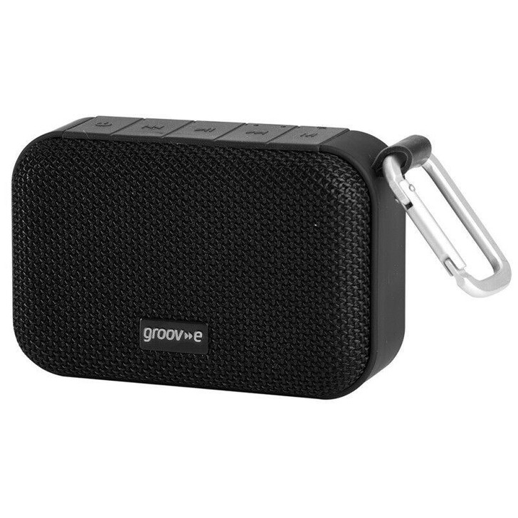 Groove GVSP462BK Wave II Portable Wireless Bluetooth Speaker 6W Travel Use Black