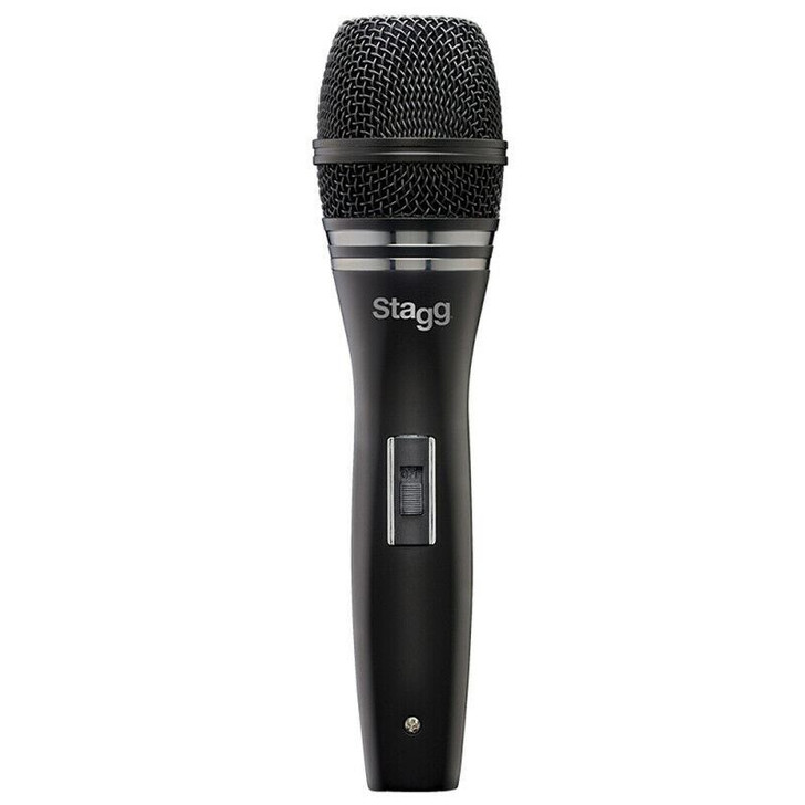 Stagg Professinal Cardioid Dynamic Microphone +Cable Zinc Alloy Body Black SDM90