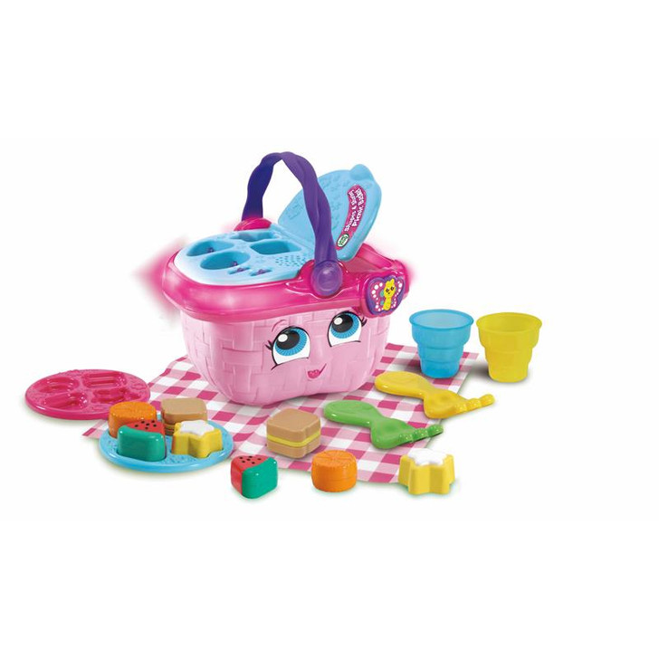 Leap Frog Shapes & Sharing Picnic Basket Kid's Interactive Pretend Play Toy 6m+