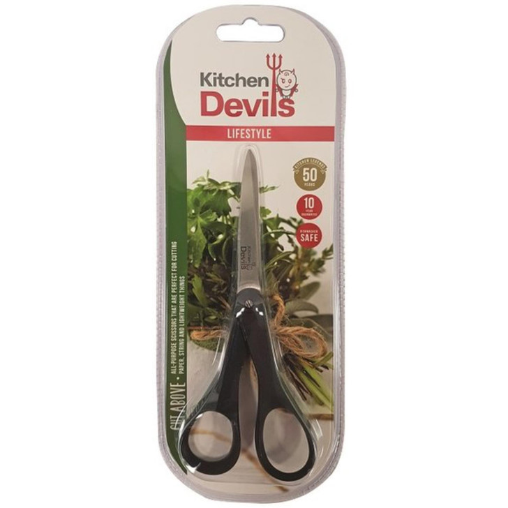 Kitchen Devils 18cm Kitchen Food Stainless Steel Scissor│For Cutting / Peeling