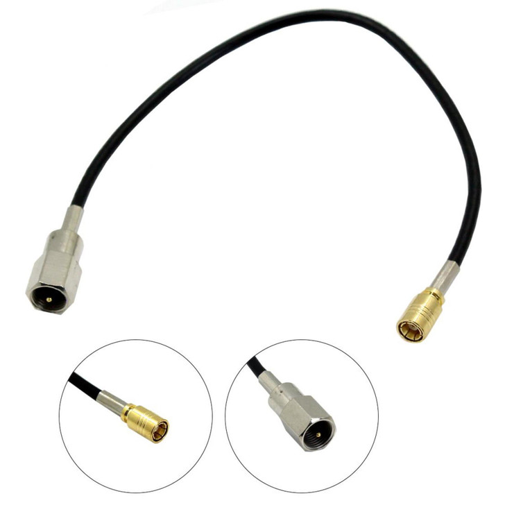 Connects2 Car Stereo Radio FME to SMB Female Aerial Antenna Adaptor Cable Lead