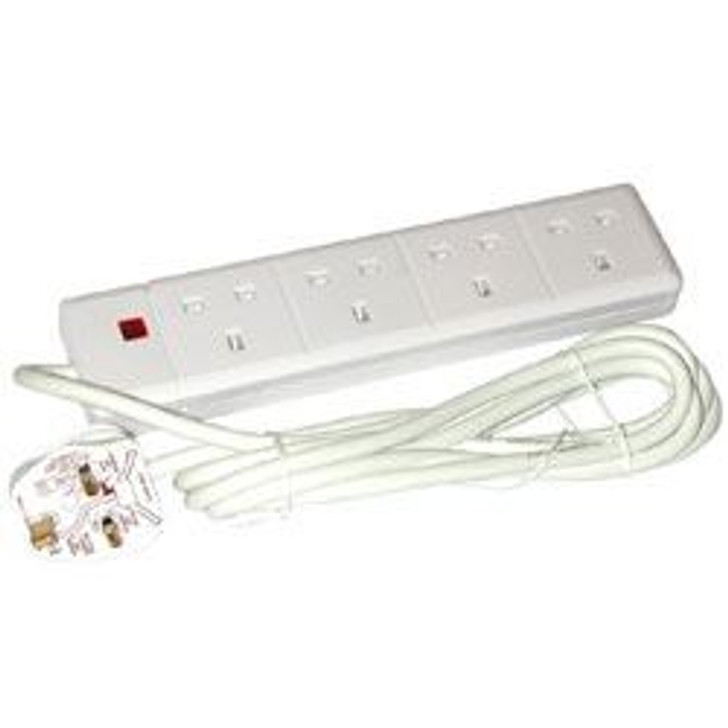 Value Range 4 Way 2M Extension Lead