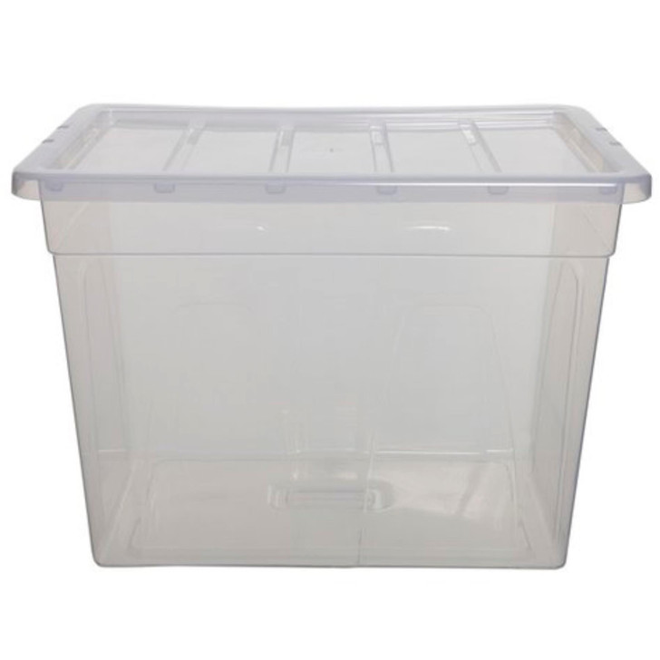 Whitefurze 56cm Spacemaster Midi 38 Litre Kitchen Plastic Storage Box/Container