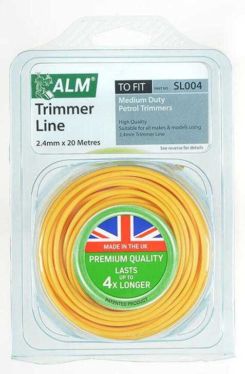 ALM Round Trimmer Line For Medium Weight Petrol Trimmers - SL004 20m X 2.4mm