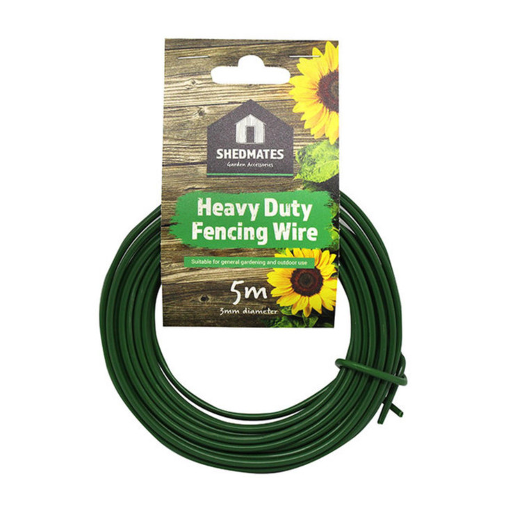 Kingfisher Heavy Duty Fencing Wire For General Gardeing & Outdoor Use 5m x 3mm