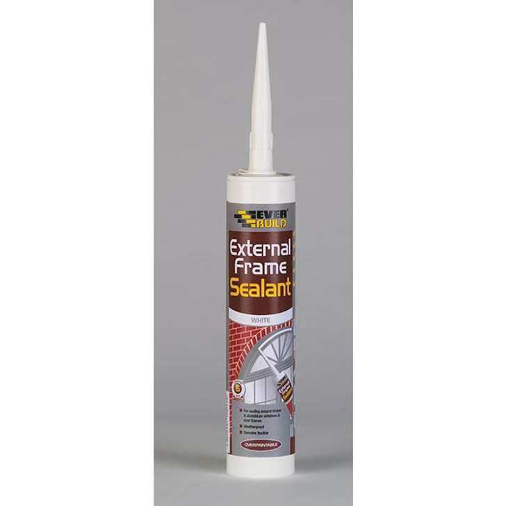 Everbuild External Frame Sealant C3 Cartridge White