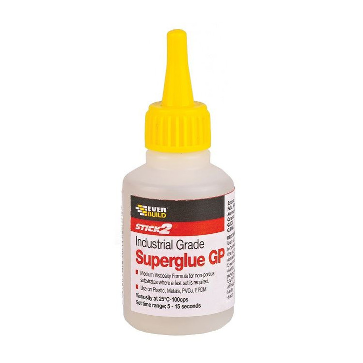 Everbuild Stick2 Industrial Superglue GP 20g