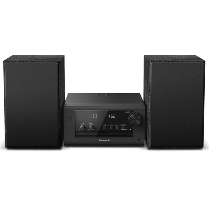 Panasonic 80W Bluetooth Micro Hi-FI CD System with FM/DAB Radio - Silver
