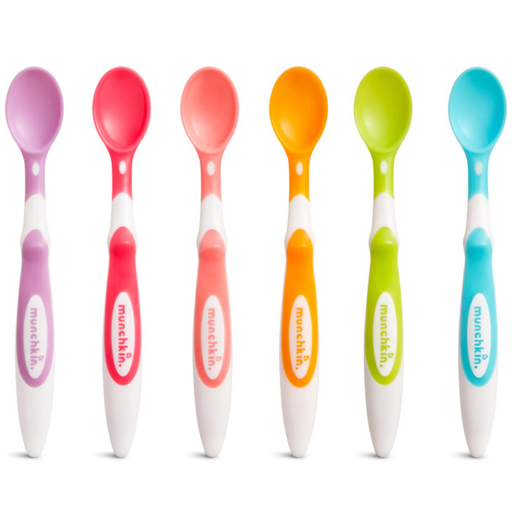 Munchkin Soft Tip Infant Spoons Pack of 6 For 3+ months Baby