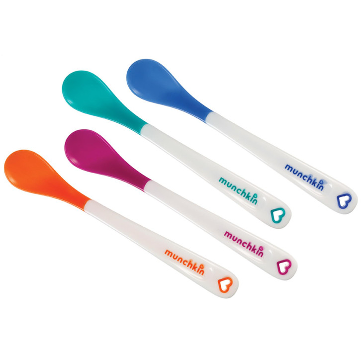 Munchkin White Hot Safety Spoons Pack of 4