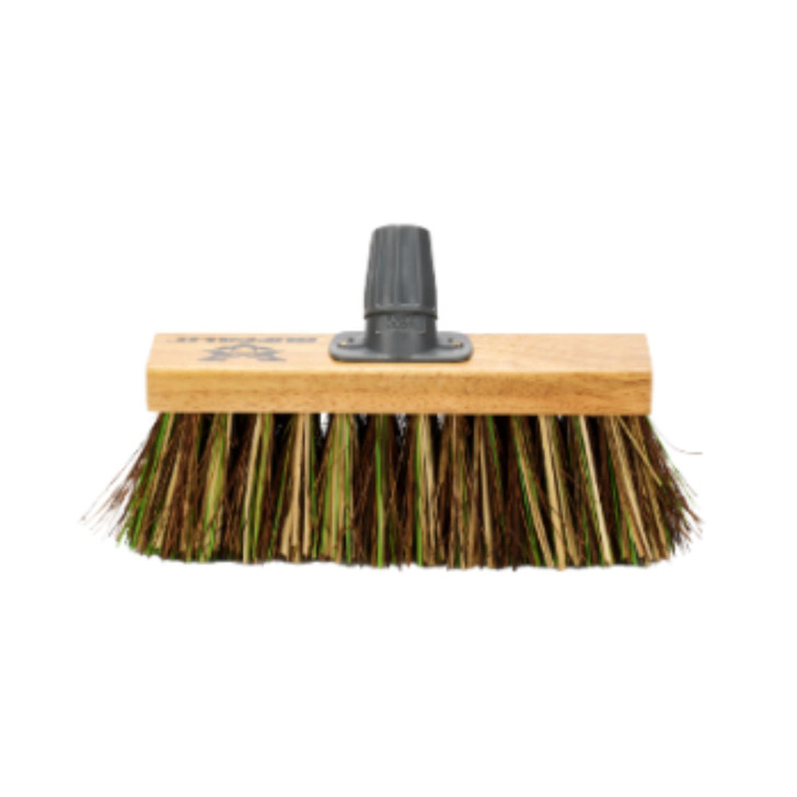 Buffalo 10.5'' Stiff Bassine Mix Scavenger Broom Head For Outdoor Sweeping Tasks
