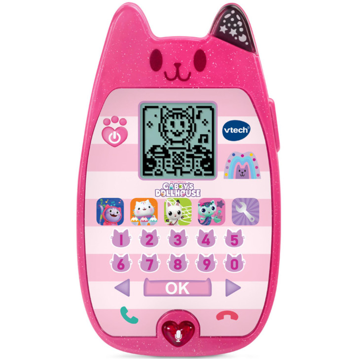 VTech Gabby's Dollhouse A Meow-Zing Phone Suitable For 3 to 6 Years - Pink