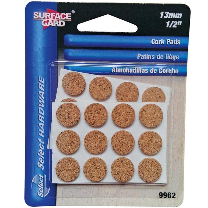Surface Gard Round Cork Pads 13mm Pack of 24