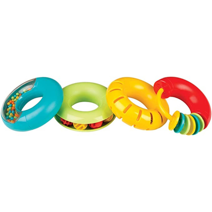 Halilit Musical Instrument 4 Colourful Rings Set Easy Grip for Small Hand 3m+