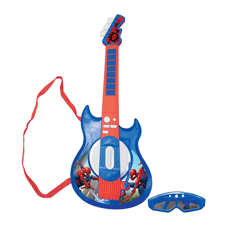 Lexibook Spider-Man Electronic Guitar & Glasses with Mic