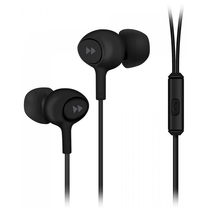 Groov-e Mobile Buds Earphones with Remote Mic - Black