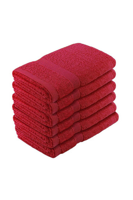 Burgundy Quick Drying Cotton Bath Towel
