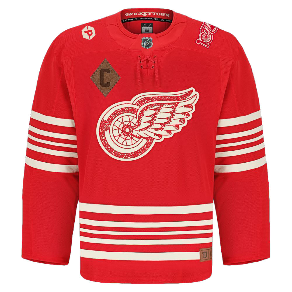 Detroit Red Wings Fanatics Premium Centennial Jersey - Larkin