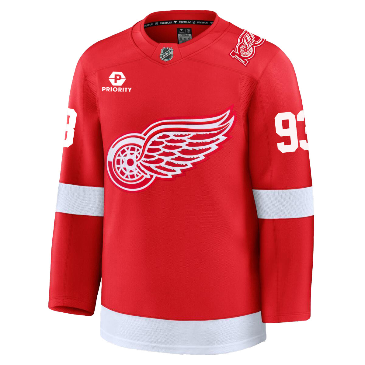 Detroit Red Wings Fanatics Premium Jersey- DeBrincat - shophockeytown
